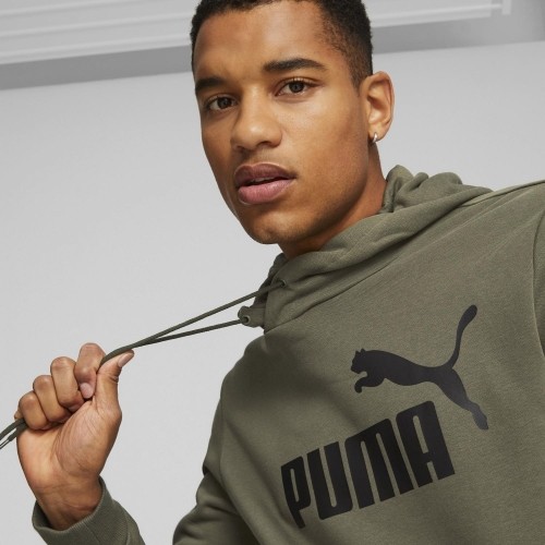 Puma bluza męska Ess Big Logo Hoodie Khaki 586687 36