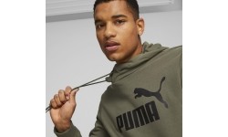 Puma bluza męska Ess Big Logo Hoodie Khaki 586687 36