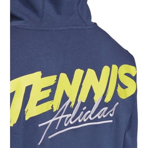 Adidas Cat Graph bluza z kapturem niebieska FM1190