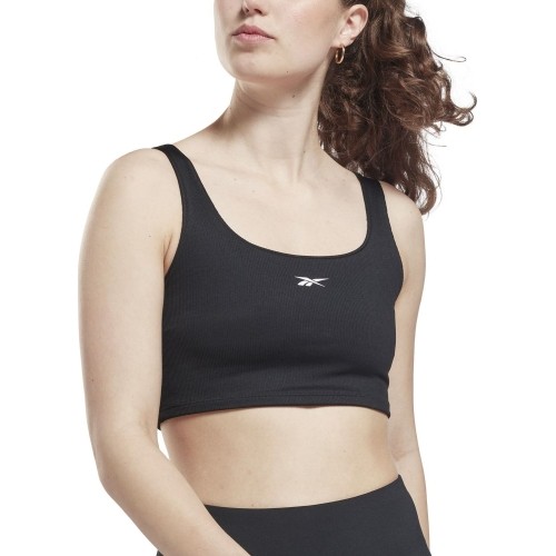 Damski stanik sportowy Reebok Wor Rib Bralette czarny GS1953