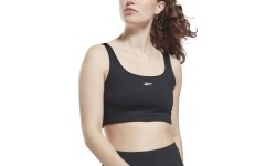 Damski stanik sportowy Reebok Wor Rib Bralette czarny GS1953