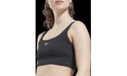 Damski stanik sportowy Reebok Wor Rib Bralette czarny GS1953
