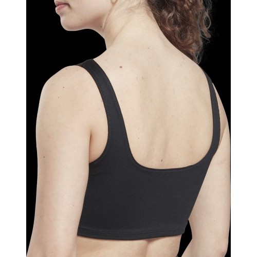 Damski stanik sportowy Reebok Wor Rib Bralette czarny GS1953