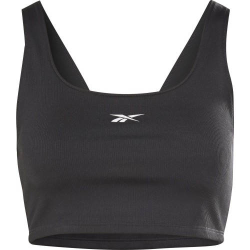 Damski stanik sportowy Reebok Wor Rib Bralette czarny GS1953