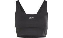 Damski stanik sportowy Reebok Wor Rib Bralette czarny GS1953