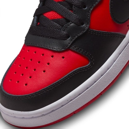 Nike Court Borough Mid 2 buty młodzieżowe Black Red CD7782 602