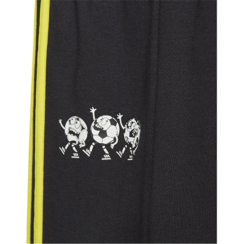 Dres dziecięcy Adidas I Lil 3S Jog FL czarno-zielony GN7258