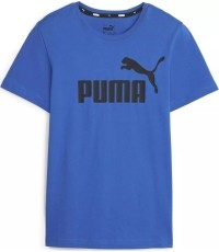 Koszulka młodzieżowa Puma Ess Logo Tee niebieska 586960 47