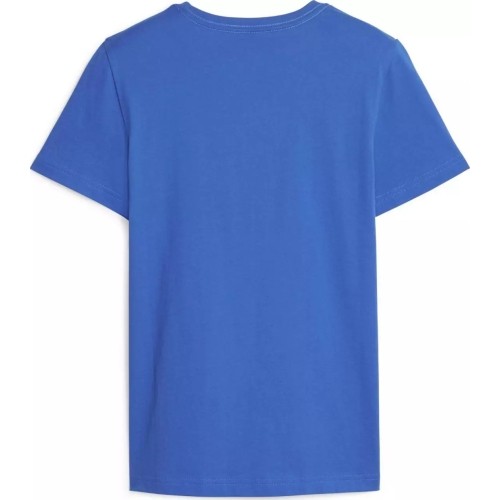 Koszulka młodzieżowa Puma Ess Logo Tee niebieska 586960 47