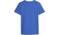Koszulka młodzieżowa Puma Ess Logo Tee niebieska 586960 47