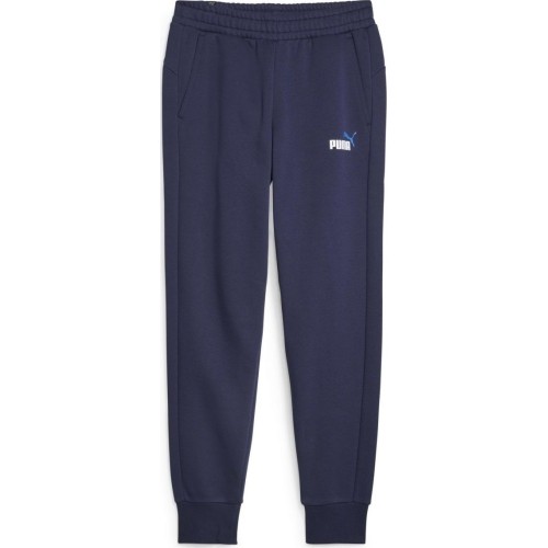 Spodnie dresowe Puma dla mężczyzn Ess+ 2 Col Logo granatowe 586767 07