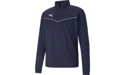 Bluza męska Puma TeamRise 1/4 Zip Top Peacoat Blue 657394 06