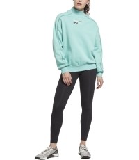 Dres damski Reebok Te MYT czarny zielony HH7711