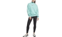 Dres damski Reebok Te MYT czarny zielony HH7711