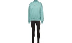 Dres damski Reebok Te MYT czarny zielony HH7711
