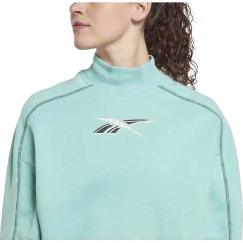 Dres damski Reebok Te MYT czarny zielony HH7711