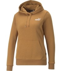 Bluza damska Puma Ess+ Embroidery Hoodie, brązowa 670004 74