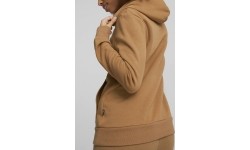 Bluza damska Puma Ess+ Embroidery Hoodie, brązowa 670004 74