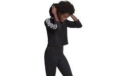 Adidas damska bluza W 3S FT Crop Hoodie Black GM5582