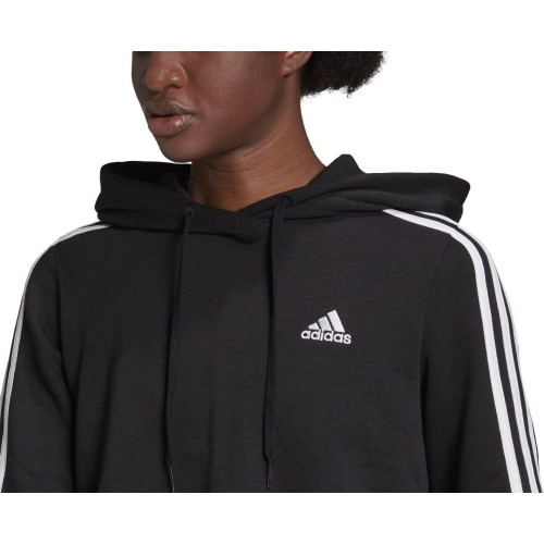 Adidas damska bluza W 3S FT Crop Hoodie Black GM5582