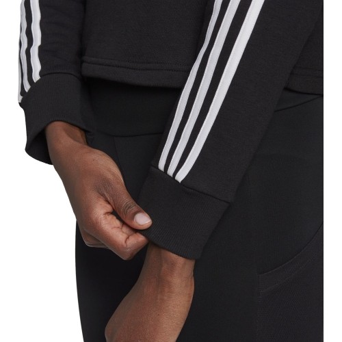 Adidas damska bluza W 3S FT Crop Hoodie Black GM5582