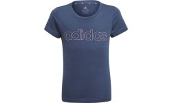 Koszulka dziewczęca Adidas G Lin T Blue GN4051