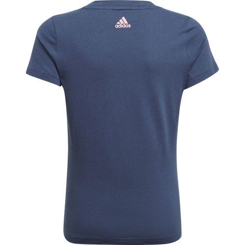 Koszulka dziewczęca Adidas G Lin T Blue GN4051