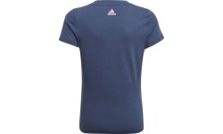 Koszulka dziewczęca Adidas G Lin T Blue GN4051