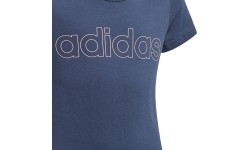 Koszulka dziewczęca Adidas G Lin T Blue GN4051