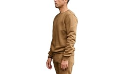 Bluza męska J.Style Fleece, brązowa 68B2001-158
