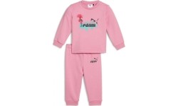 Dziecięcy dres Puma x Trolls Minicat Crew, różowy 627382 48