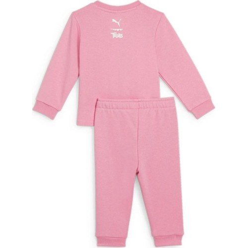Dziecięcy dres Puma x Trolls Minicat Crew, różowy 627382 48