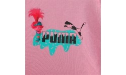 Dziecięcy dres Puma x Trolls Minicat Crew, różowy 627382 48