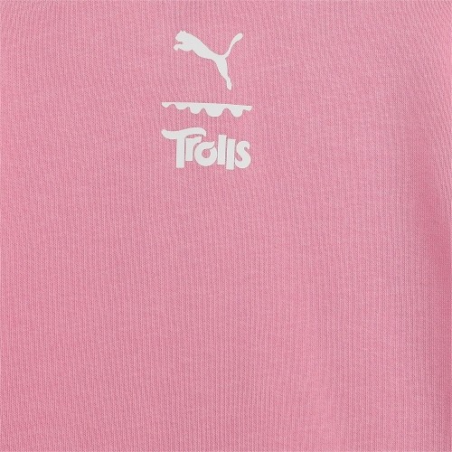 Dziecięcy dres Puma x Trolls Minicat Crew, różowy 627382 48