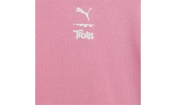 Dziecięcy dres Puma x Trolls Minicat Crew, różowy 627382 48