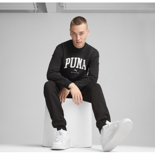 Bluza męska Puma Squad Crew FL czarna 681794 01