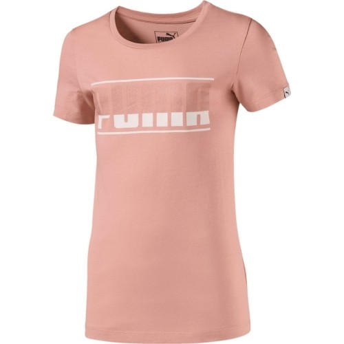 Koszulka młodzieżowa Puma Style Graphic Tee Pink 594961 31