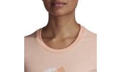 Koszulka damska Adidas W MH Flower Tee Pink ED6161