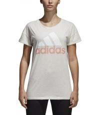 Koszulka damska Adidas Ess Lin Lo Tee White CF8829