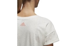 Koszulka damska Adidas Ess Lin Lo Tee White CF8829