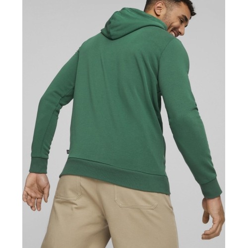 Bluza męska Puma Ess+ 2 Col Big Logo Green 586765 37
