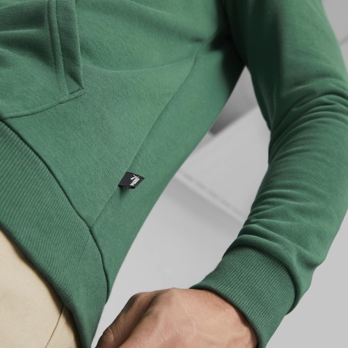 Bluza męska Puma Ess+ 2 Col Big Logo Green 586765 37