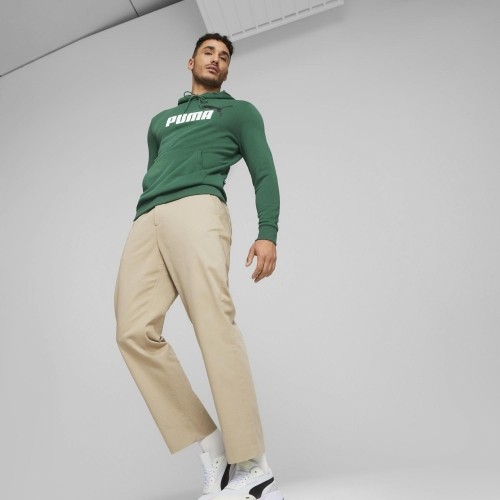 Bluza męska Puma Ess+ 2 Col Big Logo Green 586765 37