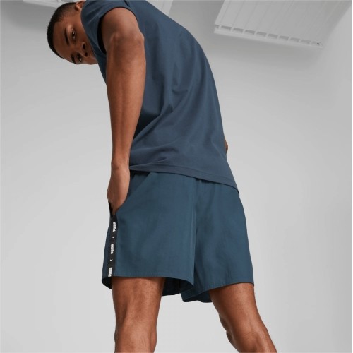 Szorty męskie Puma Ess+ Tape Woven, niebieskie, 849043 16