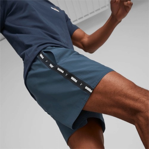 Szorty męskie Puma Ess+ Tape Woven, niebieskie, 849043 16