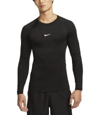 Koszulka męska Nike Pro Dri-FIT Tight Top LS, czarna FB7919 010