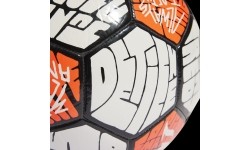 Piłka nożna Adidas Messi Club, pomarańczowo-biała HE3814