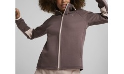 Bluza damska Puma Evostripe Full Zip, fioletowa 849809 75