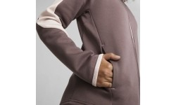 Bluza damska Puma Evostripe Full Zip, fioletowa 849809 75