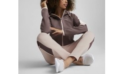 Bluza damska Puma Evostripe Full Zip, fioletowa 849809 75